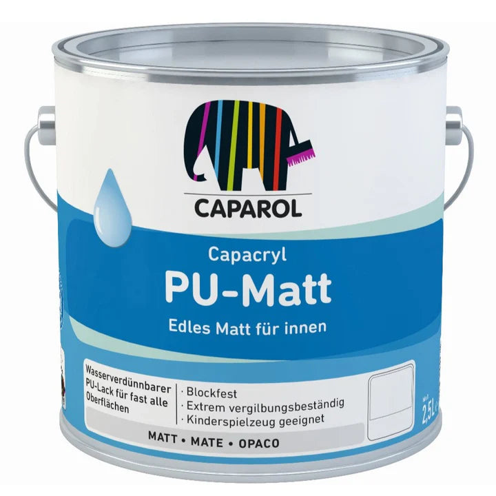 Caparol Pu-Matt for Wood & Metal Interior Low Sheen Finish