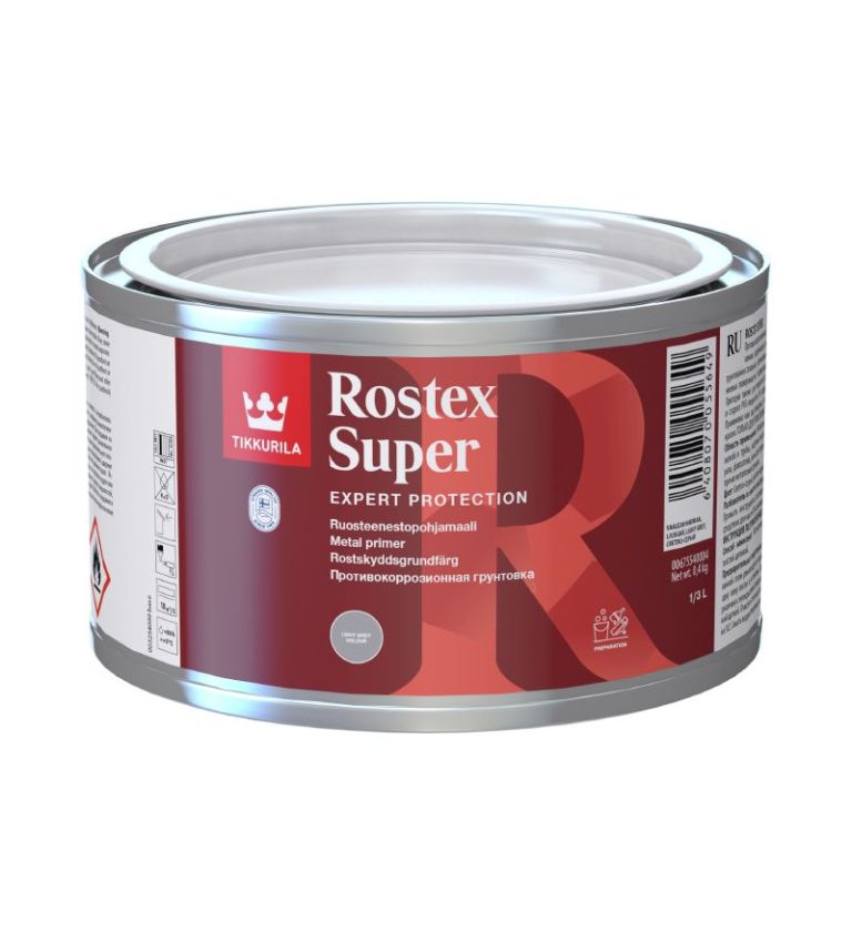 Rostex Super Metal Primer   Grey