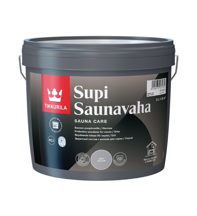 Supi Sauna Wax   Black